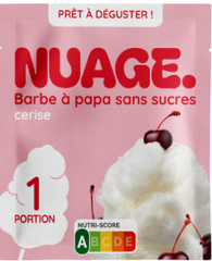 NUAGE BARBE A PAPA SANS SUCRE CERISE 20GX6
