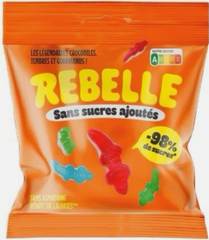 REBELLE BONBONS SANS SUCRE CROCOS 50GX12