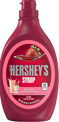 HERSHEY'S STRAWBERRY SYRUP 680ML X2