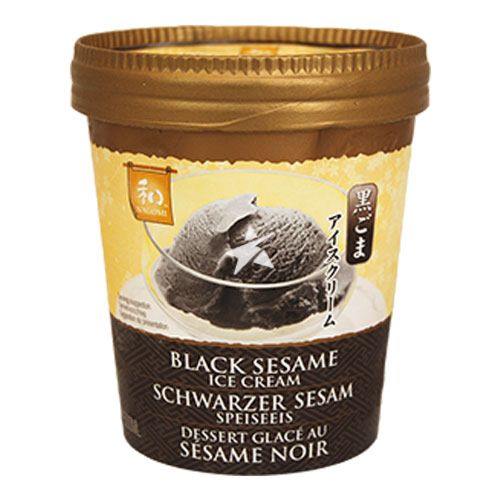 NAGOMI BLACK SESAME ICE CREAM 500ML X6
