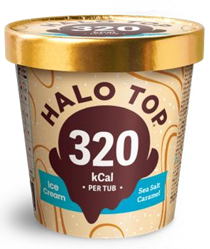 HALO TOP SEA SALT CARAMEL 460ML X8