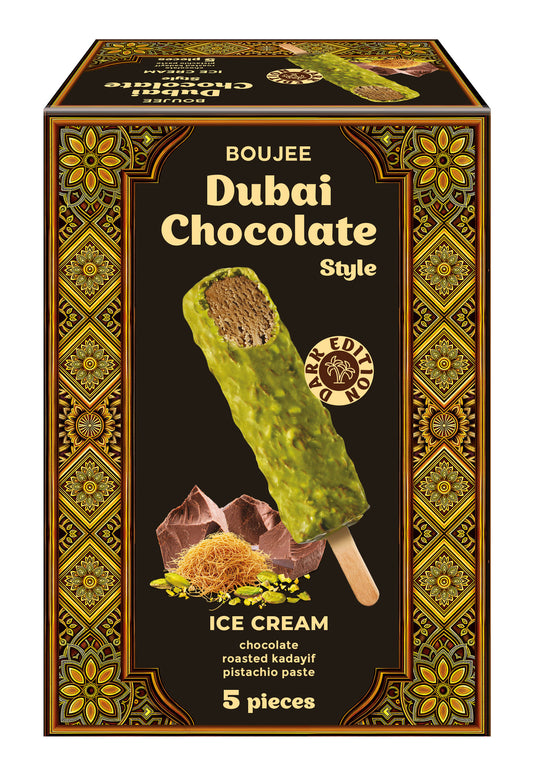 5 BOUJEE DUBAI CHOCOLATE STYLE DARK EDITION 225GX10