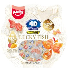 AMOS 4D LUCKY FISH PEACH & MANGO 60GX24