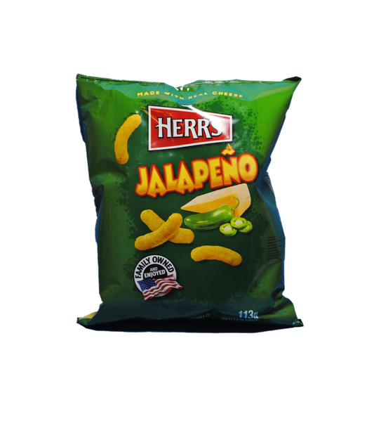 HERR'S JALAPENO CHEESE CURLS 70GR X12