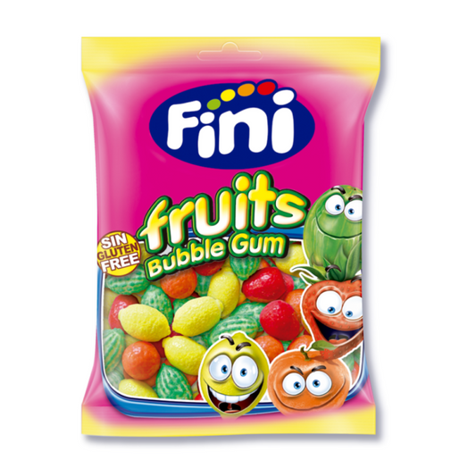 FINI FRUITS BUBBLE GUM HALAL 75GX12