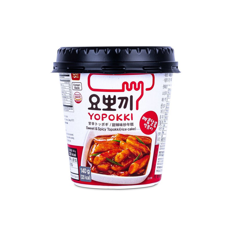 YOPOKKI HALAL SWEET & SPICY TOPOKKI 120GX30