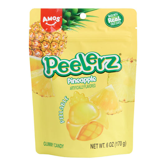 AMOS PEELERZ GUMMY PINEAPPLE 65GRX24