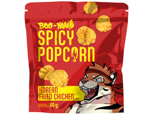 BOO YAH POPCORN KOREAN CHICKEN 80GX12