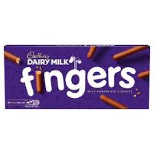 CADBURY MILK CHOC FINGERS 114GX20