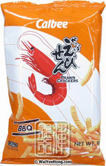 CALBEE PRAWN CRACKERS BBQ 90G X20
