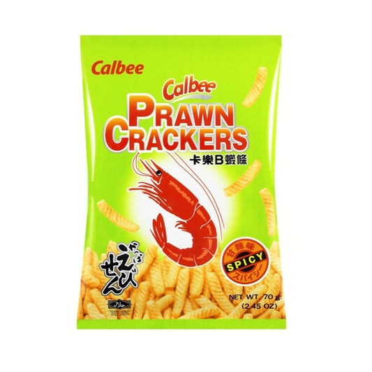CALBEE PRAWN CRACKERS SPICY 90G X20