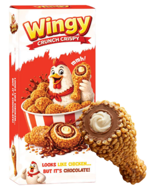 CANDY WINGY TROMPE L'OEIL CUISSE DE POULET CHOC 50GX12