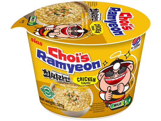CHOI'S RAMYEON NOODLES CHICKEN 107GX12