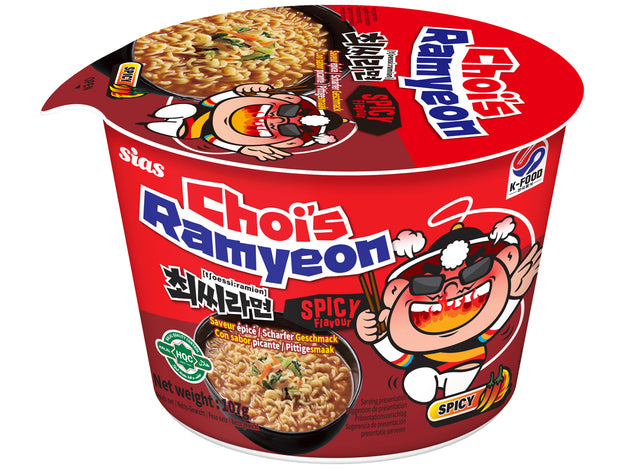 CHOI'S RAMYEON NOODLES SPICY 107GX12