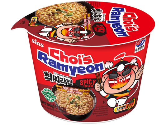 CHOI'S RAMYEON NOODLES SPICY 107GX12