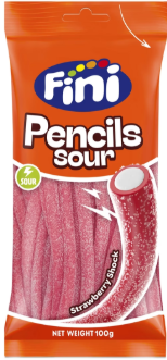 FINI SOUR STRAWBERRY PENCILS 90GX12