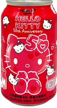 HELLO KITTY STRAWBERRY SPARKLING RAMUNE 33CLX24