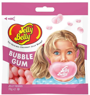 JELLY BELLY BUBBLE GUM BAG 70GR X12