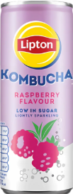LIPTON KOMBUCHA RASPBERRY CAN 250MLX12