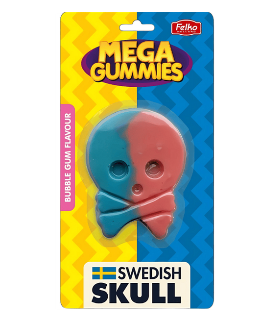 MEGA GUMMIES SWEDISH SKULL 120GX28