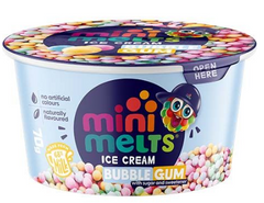 MELTS GLACE BUBBLE GUM 70GX12