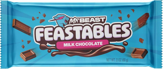 184 MR BEAST FEASTABLES MILK CHOCOLATE 60GRX10