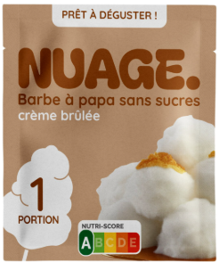 NUAGE BARBE A PAPA SANS SUCRE CRÈME BRÛLÉE 20GX6