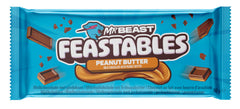 181 MR BEAST FEASTABLES PEANUT BUTTER CHOCOLATE 60GRX10