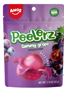 AMOS PEELERZ GUMMY GRAPE 65GRX24