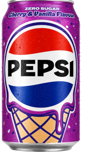 PEPSI CHERRY VANILLA NO SUGAR 33CL X24