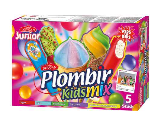 PLOMBIR KIDSMIX (5 PCES) 450MLX6
