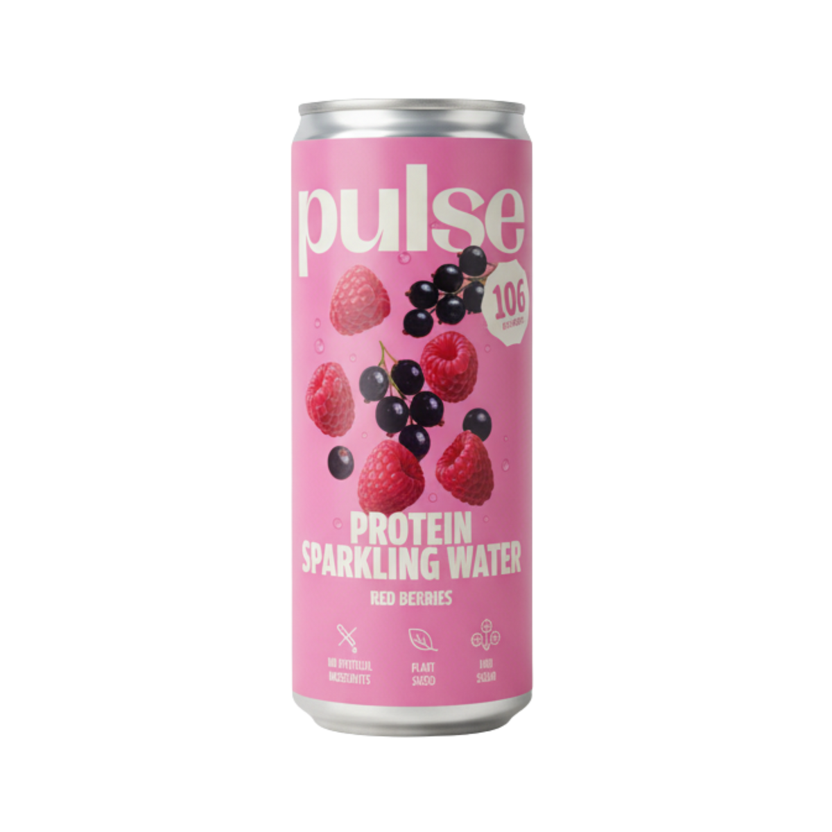 PULSE EAU PROTÉINÉE FRUITS ROUGES 33CLX12