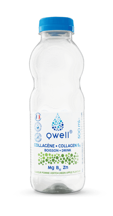 QWELL EAU COLLAGENE POMME VERTE 50CLX12