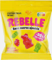 REBELLE BONBONS SANS SUCRE OURSONS 50GX12