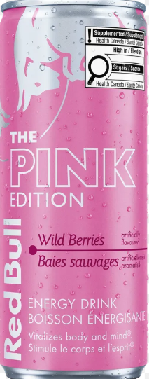 RED BULL BAIES SAUVAGES AVEC SUCRE CANADA 25CLX24