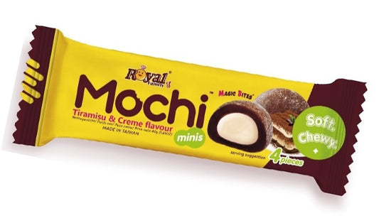 ROYAL MOCHI TIRAMISU SNACK PACK 12X40G
