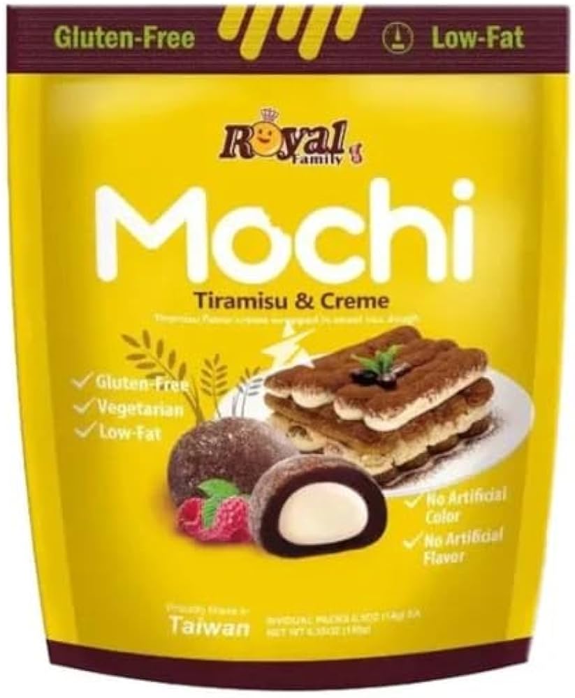 ROYAL MOCHI TIRAMITSU & CREME 120G X12