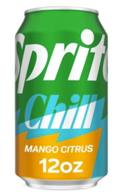 SPRITE CHILL MANGO CITRUS 355MLX12