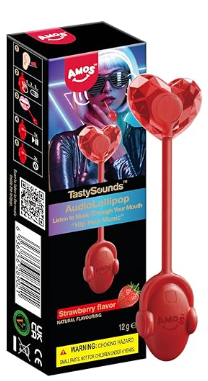 TASTYSOUNDS SUCETTES MUSIQUE FRAISE HIP-HOP 12GX12