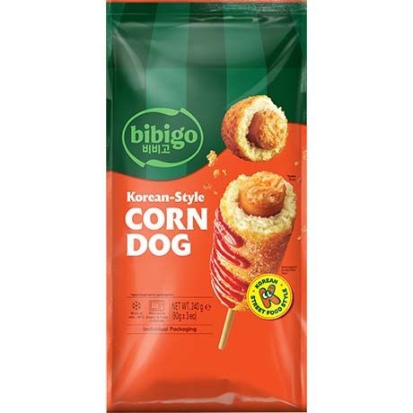 BIBIGO CORN DOG KOREAN STYLE 240G X12