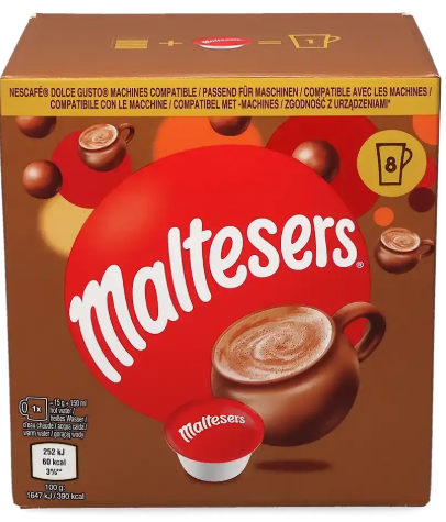 MALTESERS HOT CHOCOLATE CAPS DOLCE 15GX8