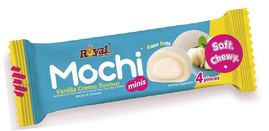 ROYAL MOCHI VANILLA CREME SNACK PACK 12X40G