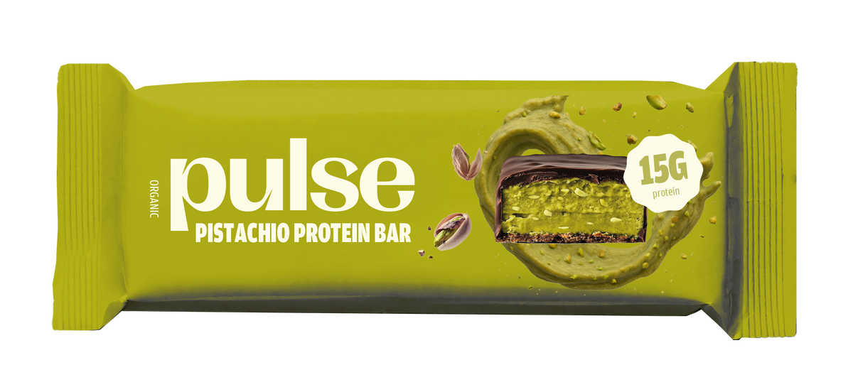 PULSE BIO BARRES PROTÉINÉES PISTACHE 55GX12