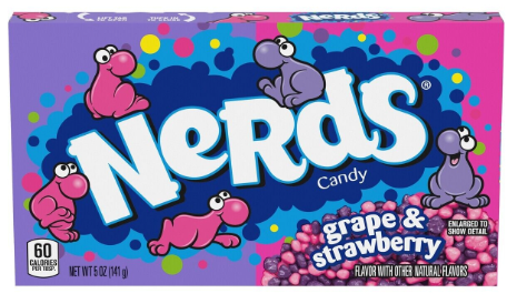 NERDS RASIN FRAISE 141G X12