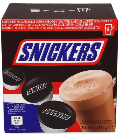 SNICKERS HOT CHOCOLATE CAPS DOLCE 15GX8