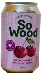 SO WOOD PREBIOTIC SODA CERISE SAUVAGE 33CLX12